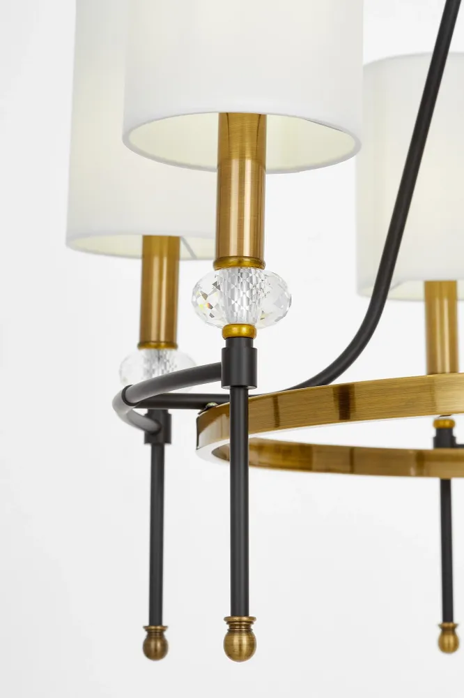 Lumina Deco Rodezio 6L Kronleuchter E14, T 66cm