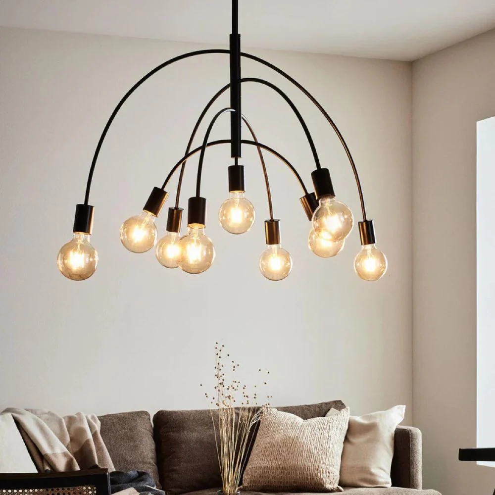 Markslöjd Lavello 9L Kronleuchter E27 Black