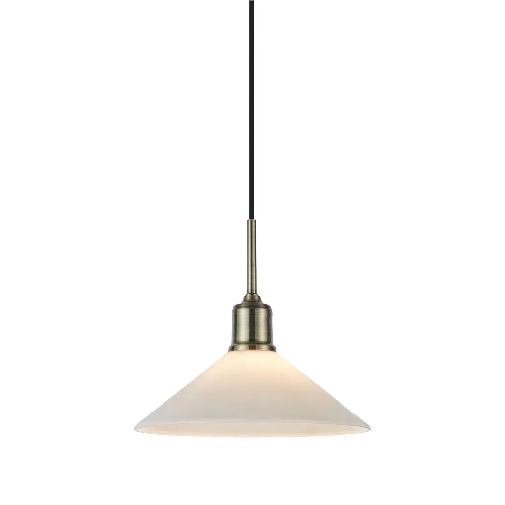 Markslöjd Vela 1L Pendelleuchte Antikmessing E27 Shiny