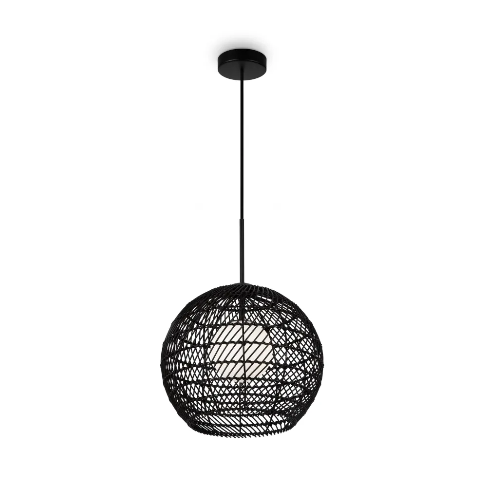 Maytoni Cane 1L Pendelleuchte, schwarz G9 D 30cm