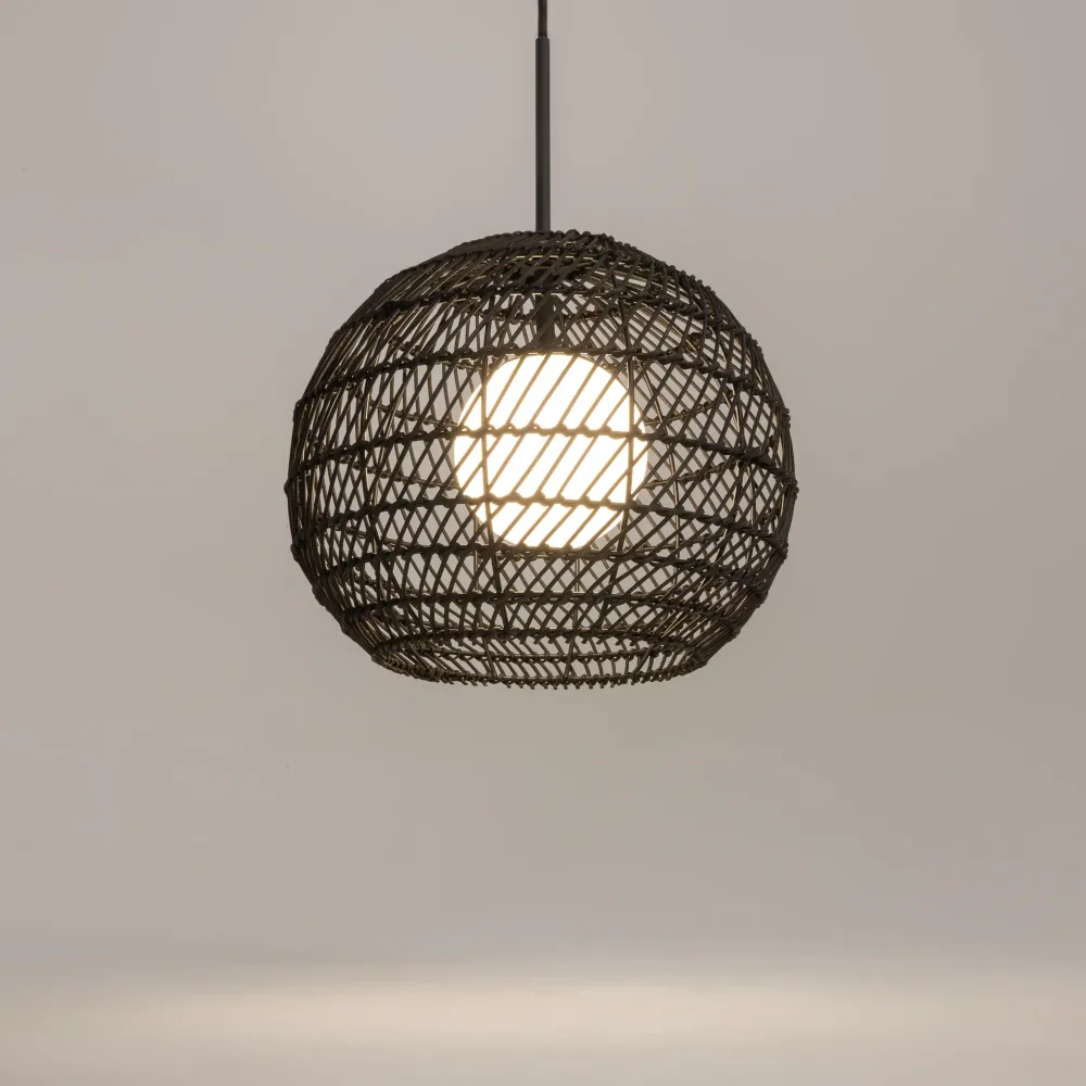 Maytoni Cane 1L Pendelleuchte, schwarz G9 D 30cm