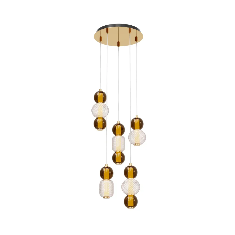Maytoni Drop 1L Pendelleuchte, Chrom, LED, Durchmesser 43 cm Chrome