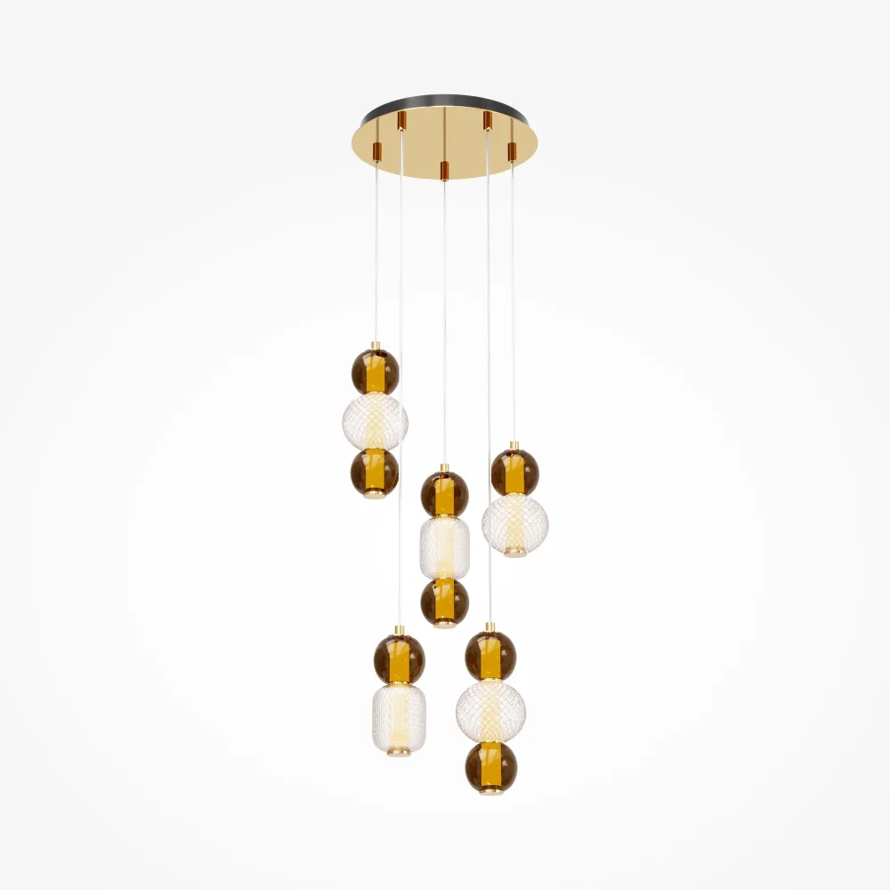 Maytoni Drop 1L Pendelleuchte, Chrom, LED, Durchmesser 43 cm Chrome