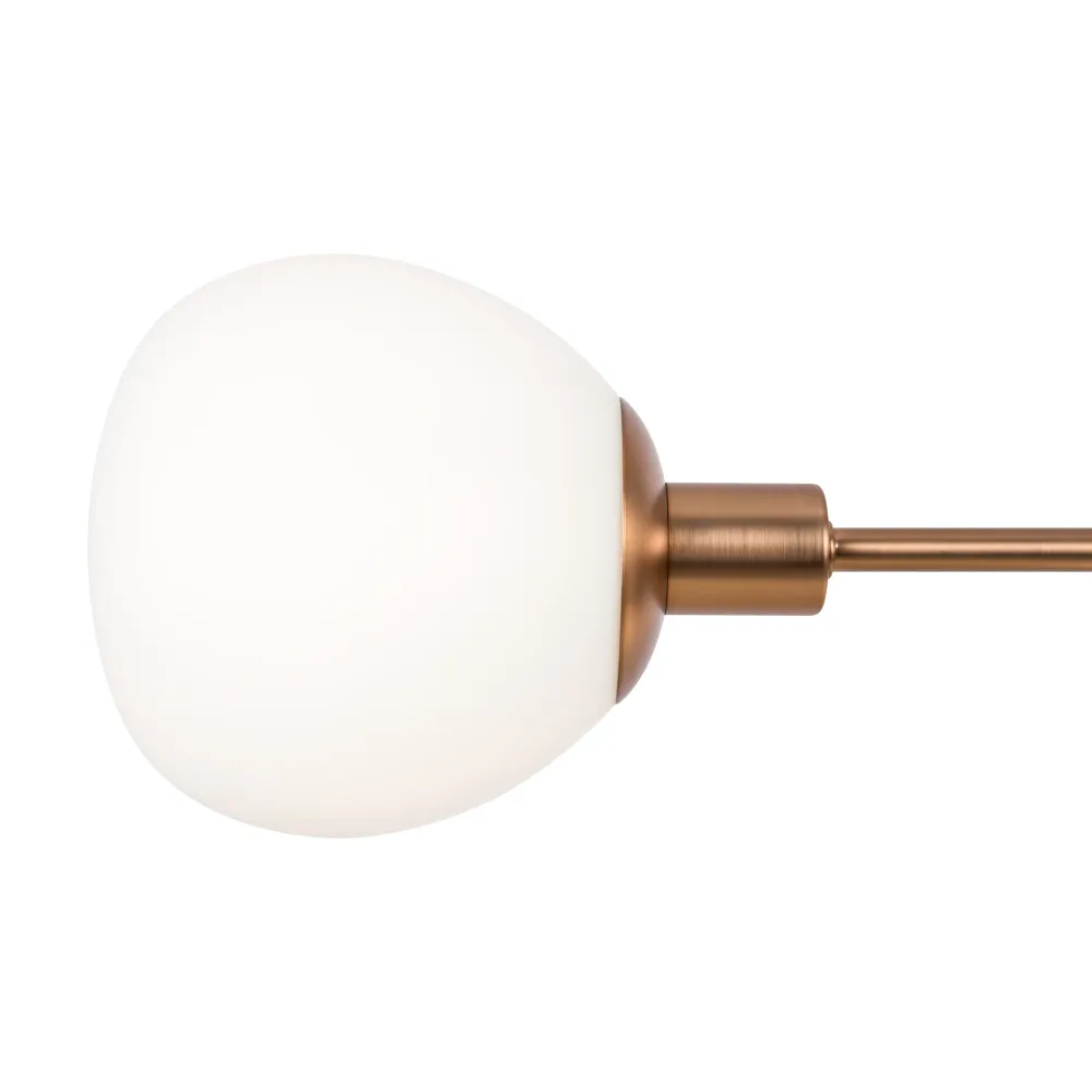Maytoni Erich 5L lineare Pendelleuchte, Gold, E14, Höhe 37,3 cm