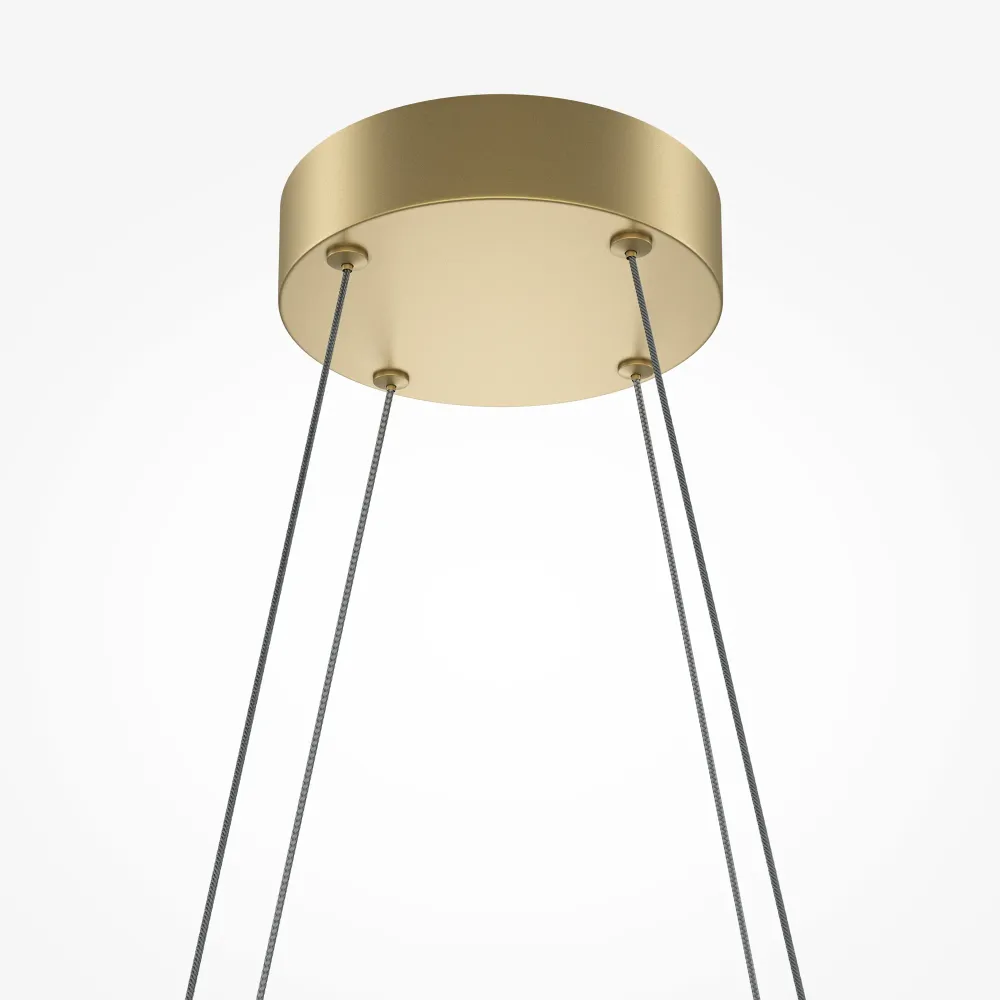 Maytoni Halo 1L lineare Pendelleuchte, LED, Höhe 307 cm Black