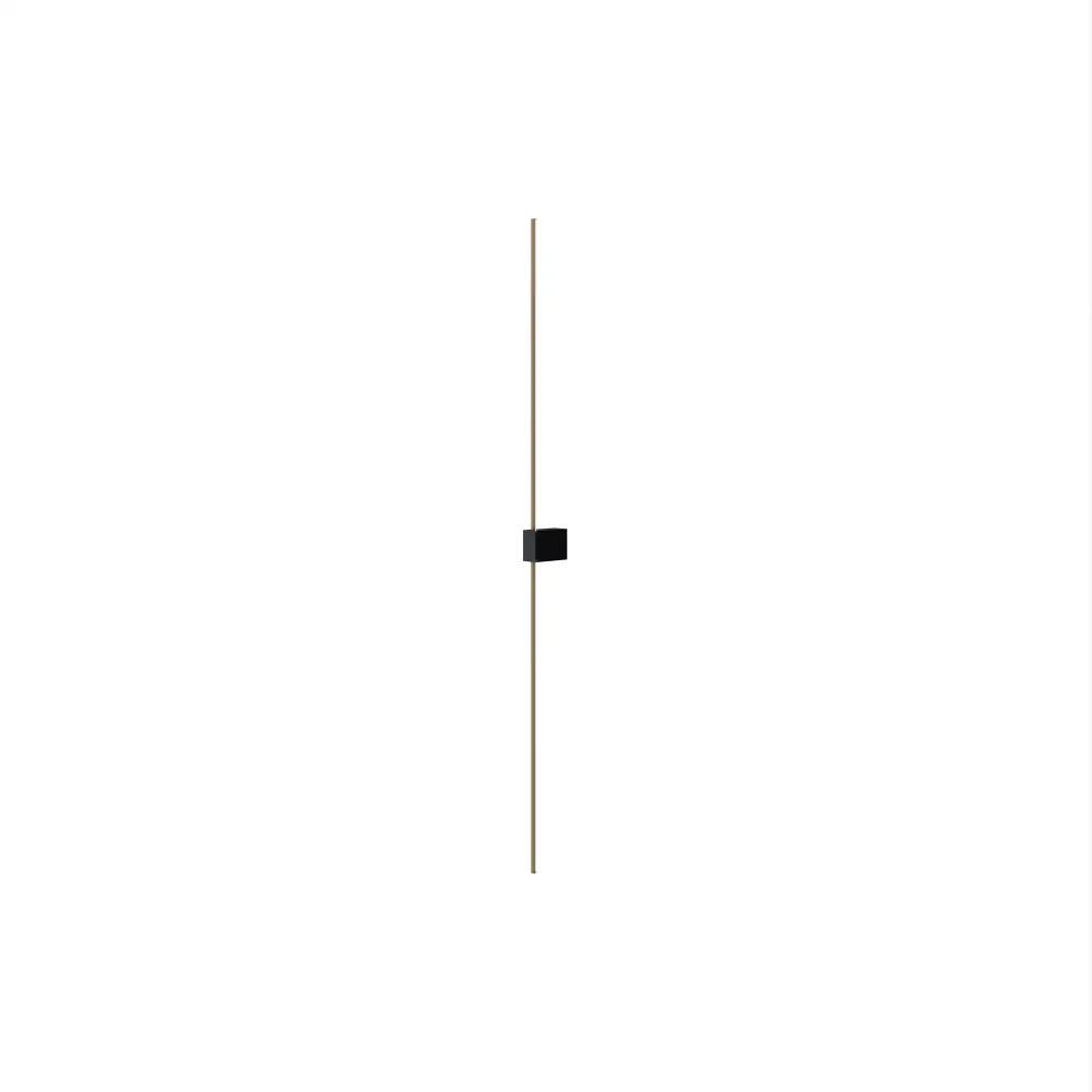 Maytoni Pars 1L Wandleuchte, schwarze LED, Höhe 3 cm