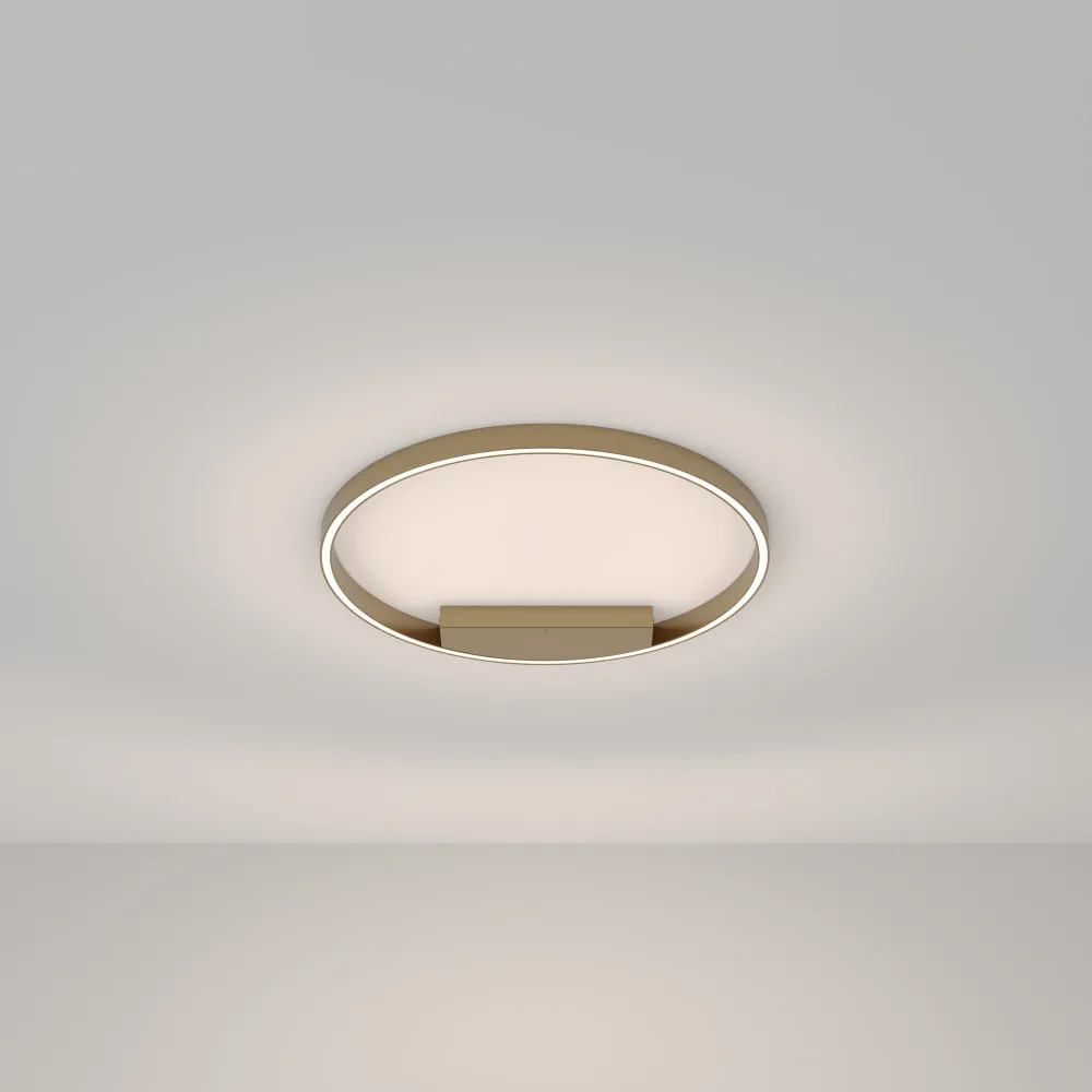Maytoni Rim 1L Deckenleuchte, Messing, LED, Durchmesser 60 cm