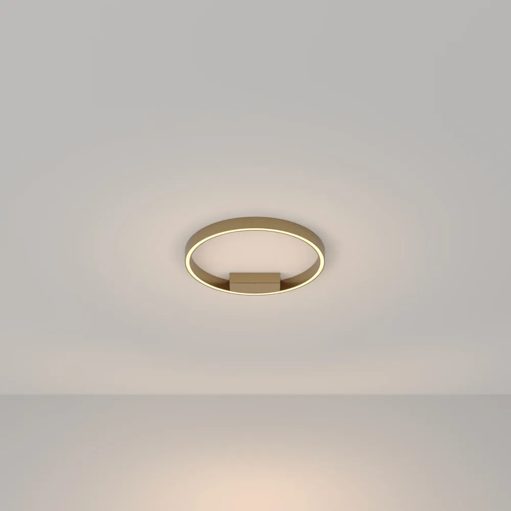 Maytoni Rim 1L Deckenleuchte, Messing, LED, Durchmesser 40 cm