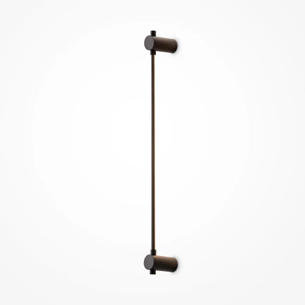 Maytoni Rotta 1L Wandleuchte, schwarze LED, Durchmesser 5 cm Black