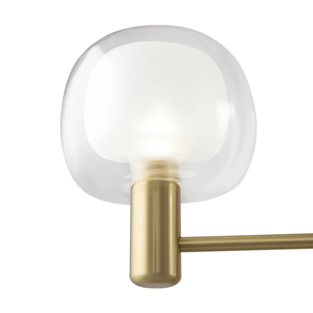 Maytoni Vision 3L lineare Pendelleuchte, gold E14 H 154cm