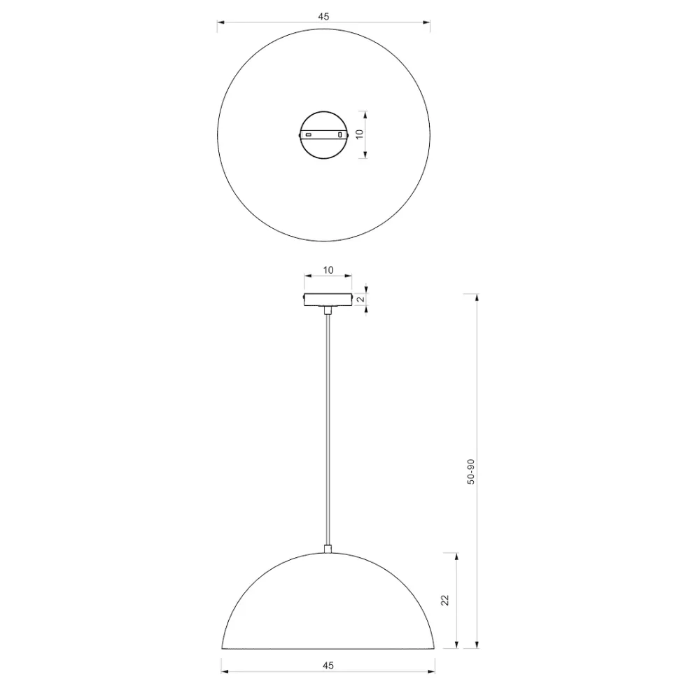 Milagro Beta 1L Pendelleuchte E27
