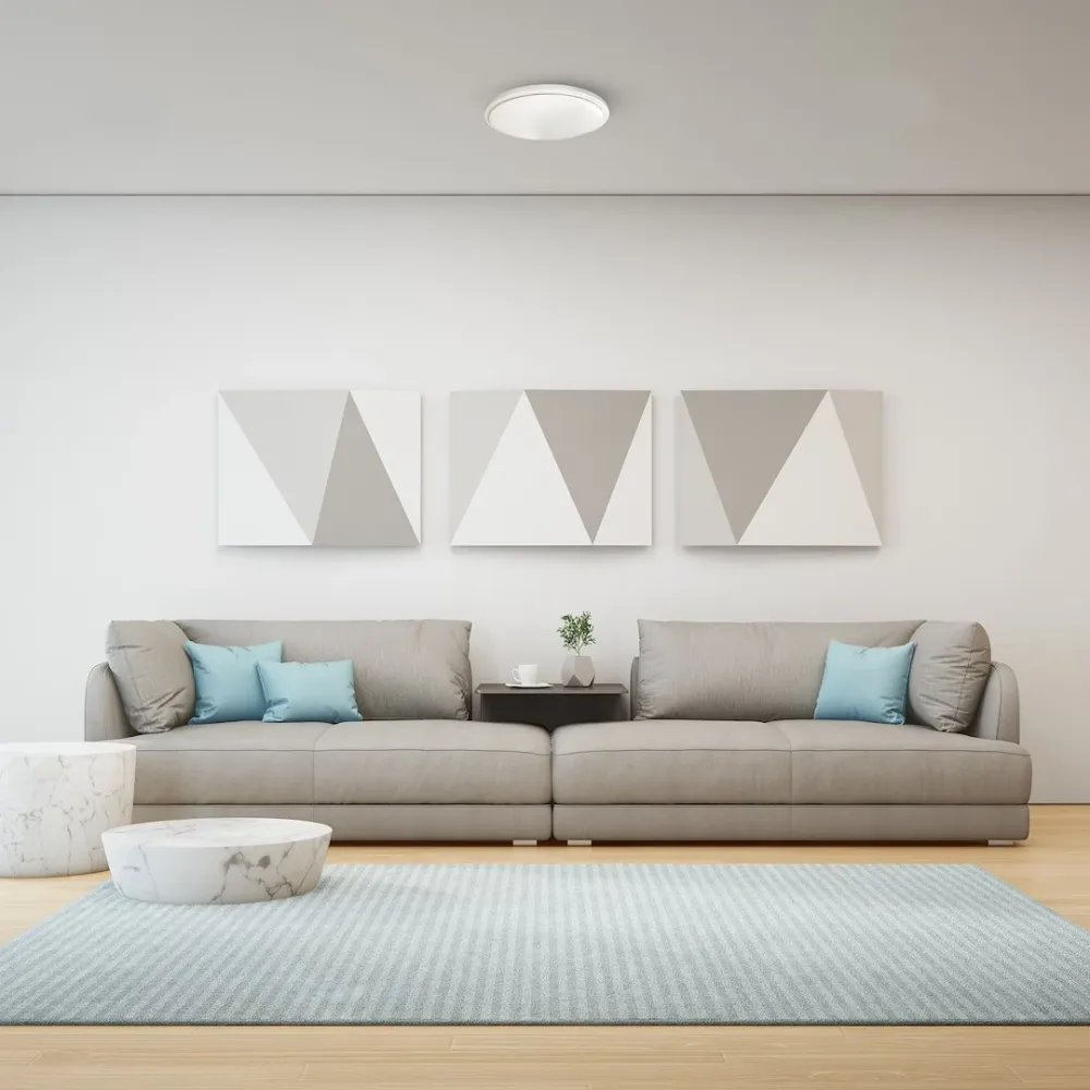 Milagro Plates LED-Badezimmerleuchte D 39cm