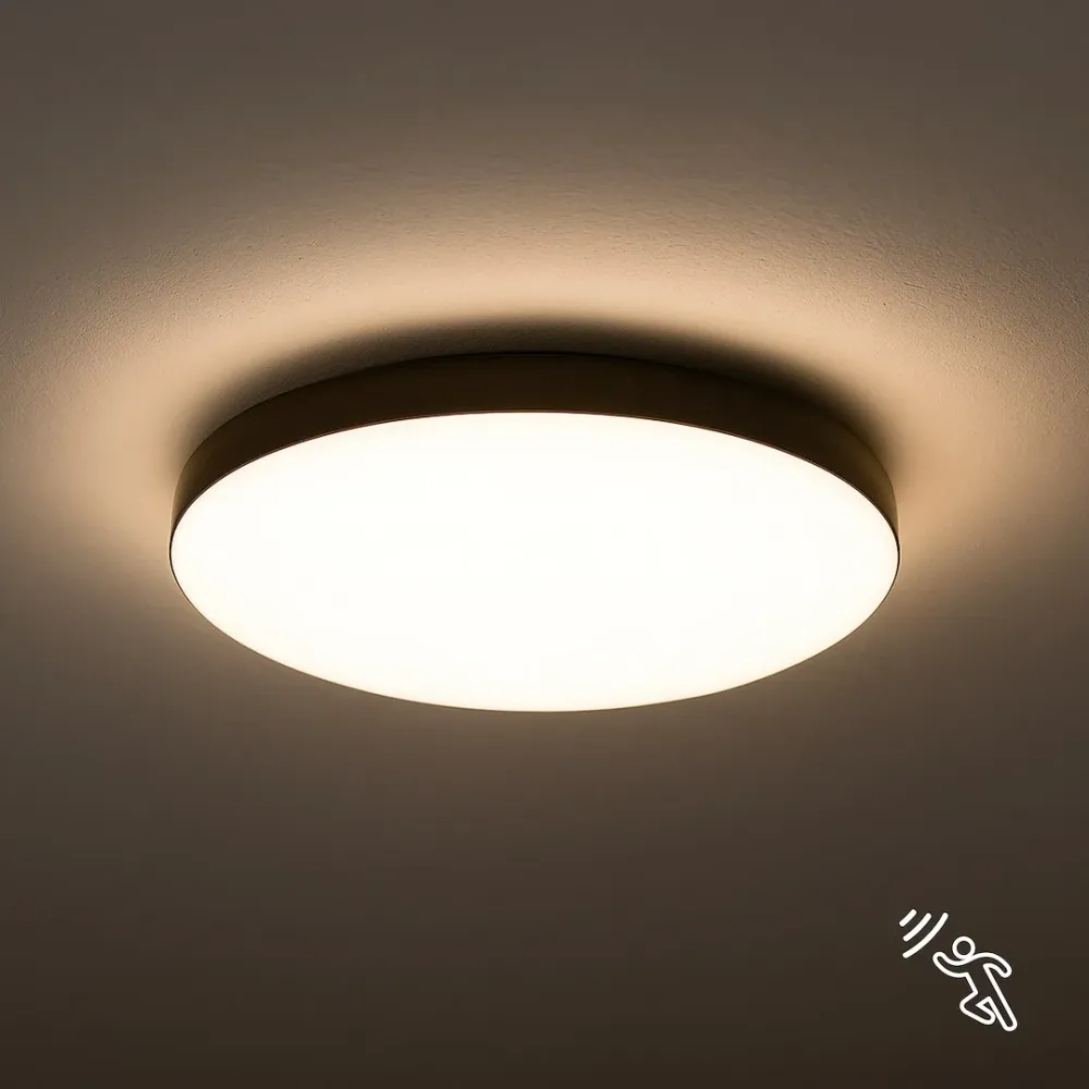 Milagro Plates LED-Badezimmerleuchte, Höhe 6 cm
