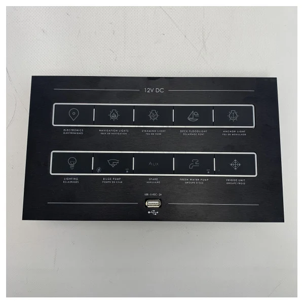 Scheiber 12V DC 10 -Funktion Elektrisches Schalttafel Schwarz - 41.96011.01