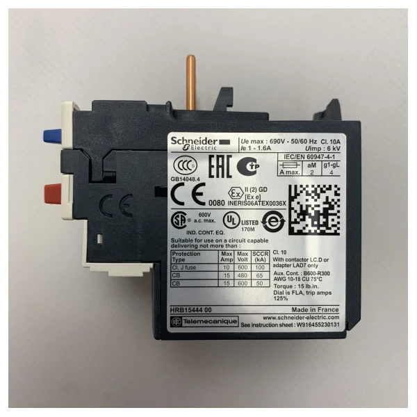 Schneider Electric LRD06 Motor Thermal -Überlastrelais