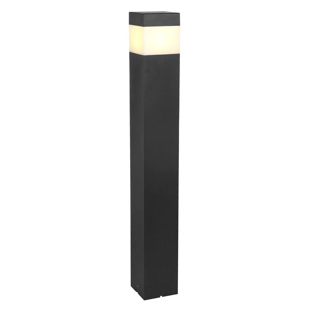 Steinhauer Außenstraßenleuchte, schwarz, E27, Höhe 76 cm