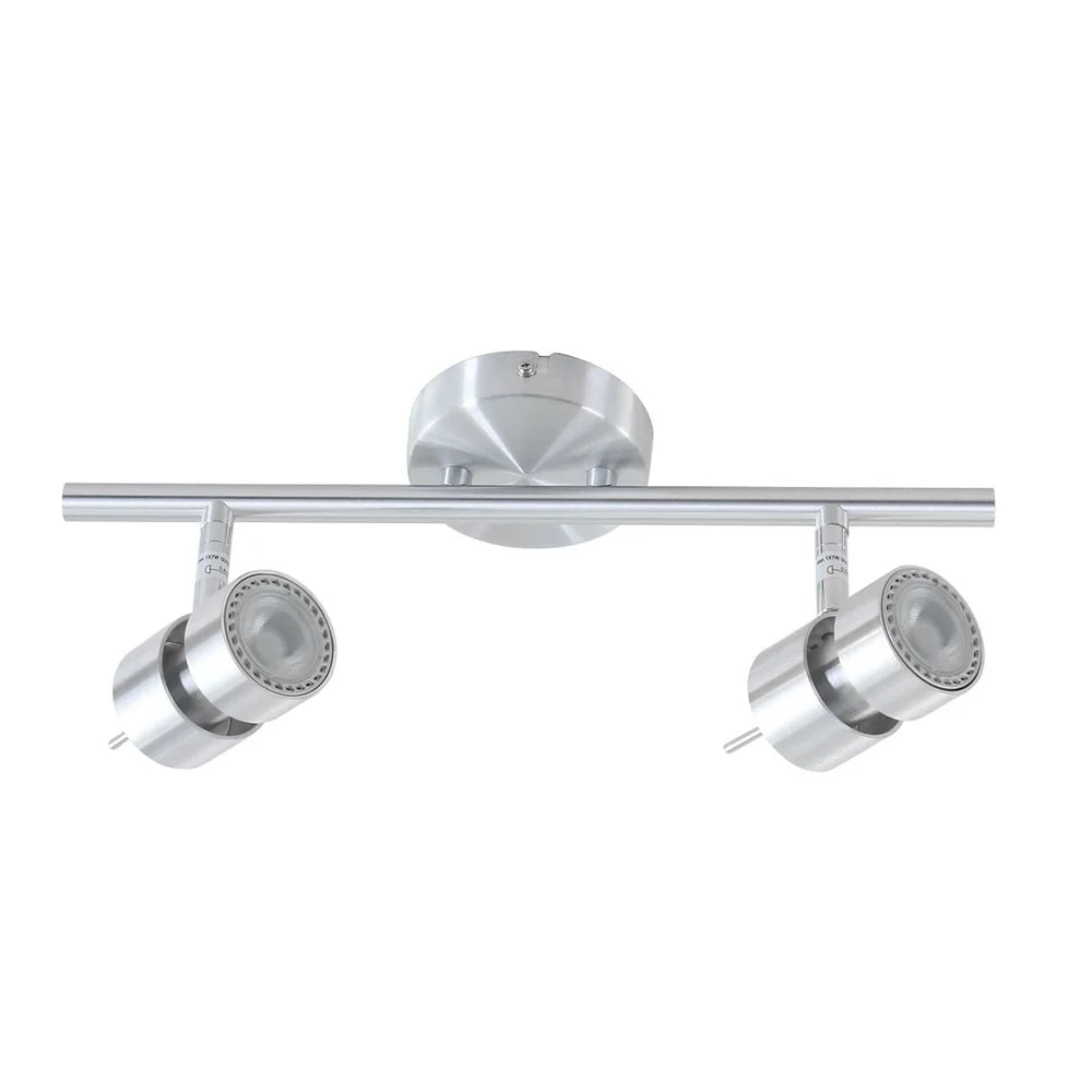 Steinhauer Natasja 2L Monorail-Deckenleuchte, Stahl, GU10, B 38 cm