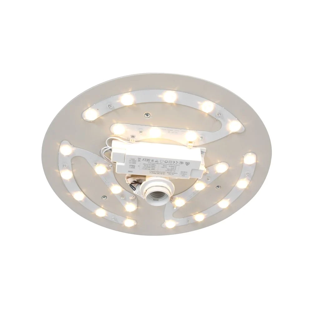 Steinhauer Prestige Chic 1L Deckenleuchte, goldfarben, E27, Durchmesser 50 cm