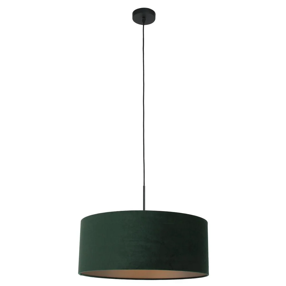 Steinhauer Sparkled Light 1L Pendelleuchte, grün, E27, Durchmesser 50 cm