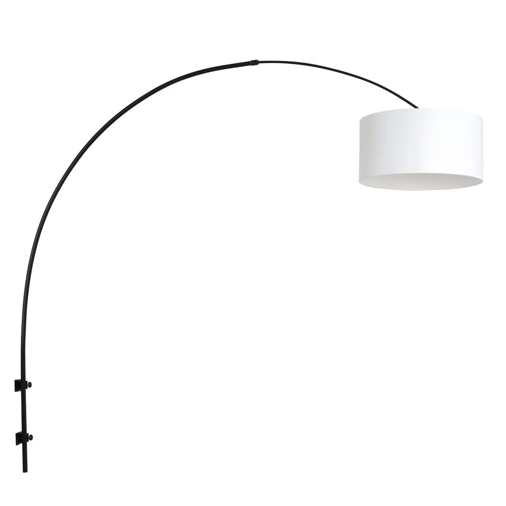 Steinhauer Sparkled Light 1L Wandleuchte schwarz weiß E27
