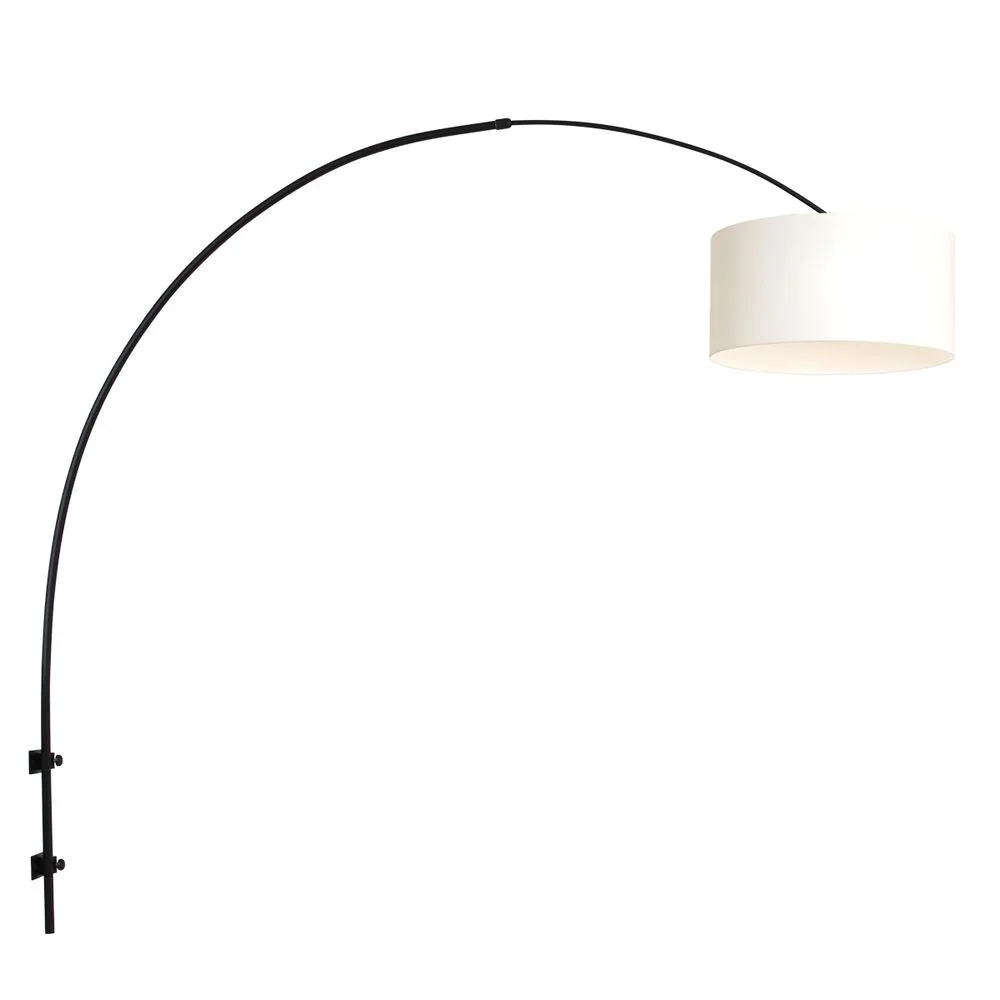 Steinhauer Sparkled Light 1L Wandleuchte schwarz weiß E27