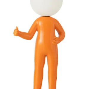 Tischlampe Daumen Hoch – Moderne Designlampe Orange