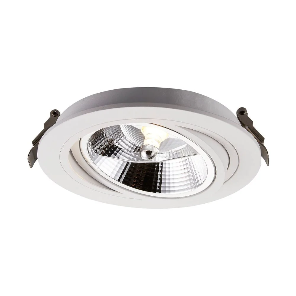 Zumaline Chuck 1L Einbaustrahler GU10, B 16 cm White