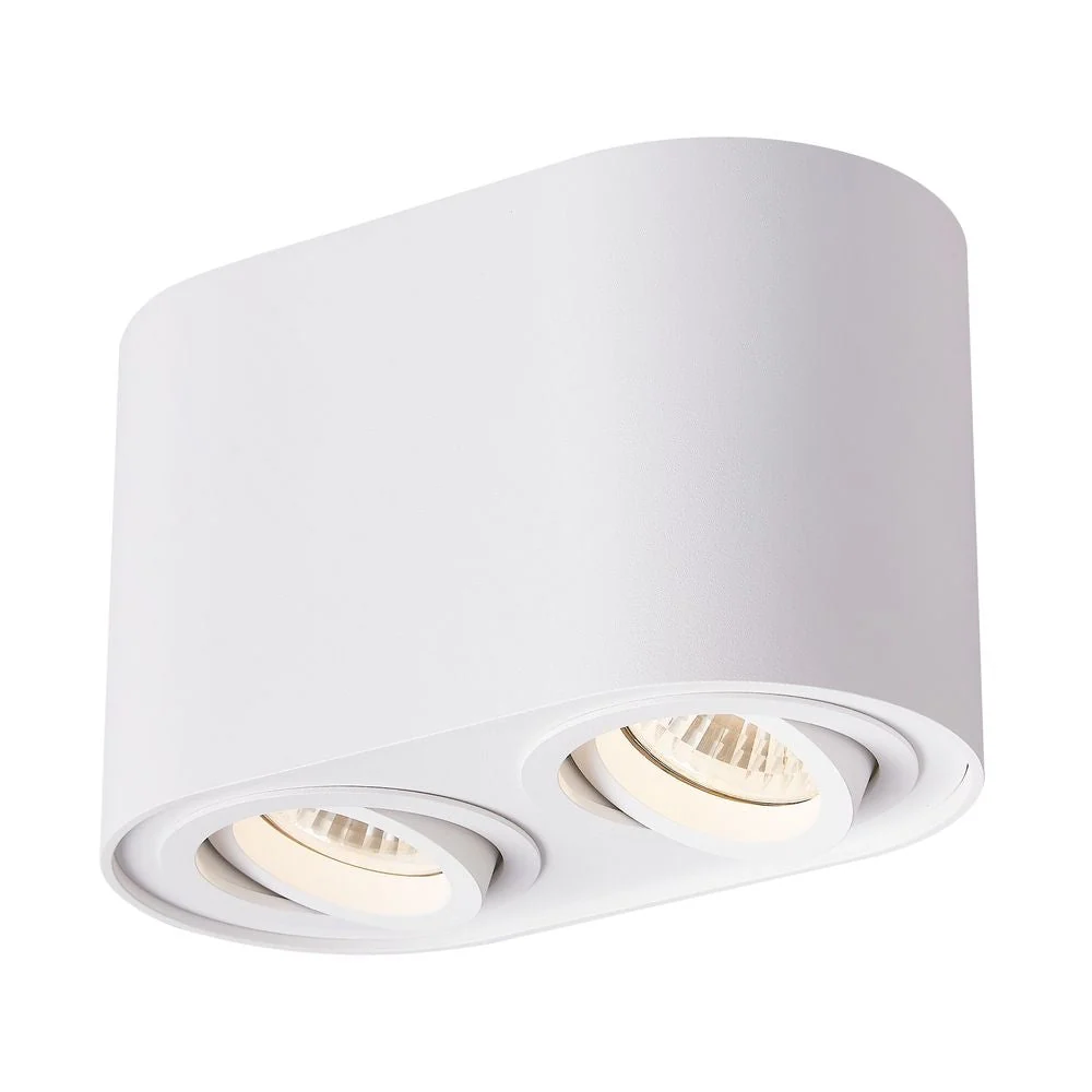Zumaline Rondoc 2L Deckenspot GU10 W 17,3 cm White