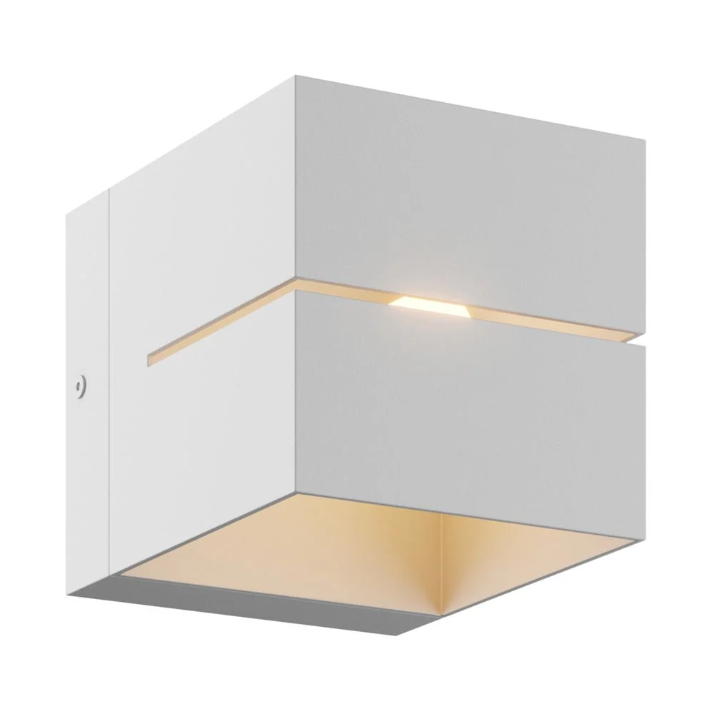 Zumaline Transfer WL 1L Waschmaschinen-Wandleuchte G9, Höhe 9,7 cm White