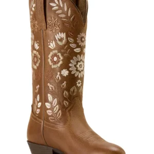 Damen Heritage Meadow Western Boots mit runder Zehenform Toasty Tan 37,5