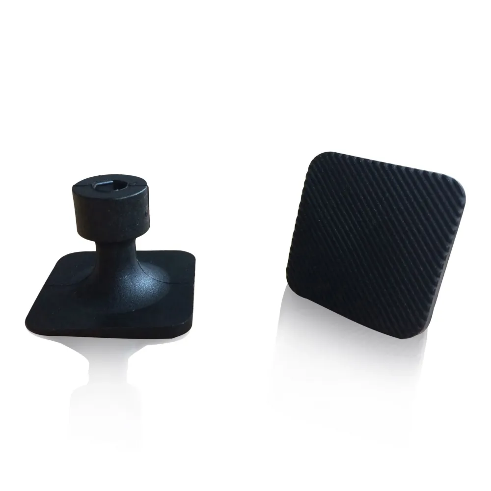Klebeadapter schwarz 27x27mm