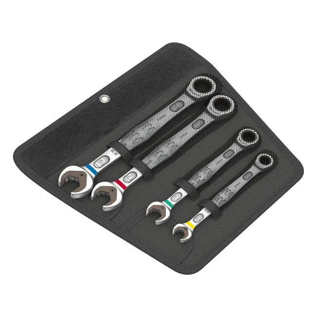 Wera Ratschenschlüsselsatz Joker Open/Box End 4-tlg. Satz Metrisch