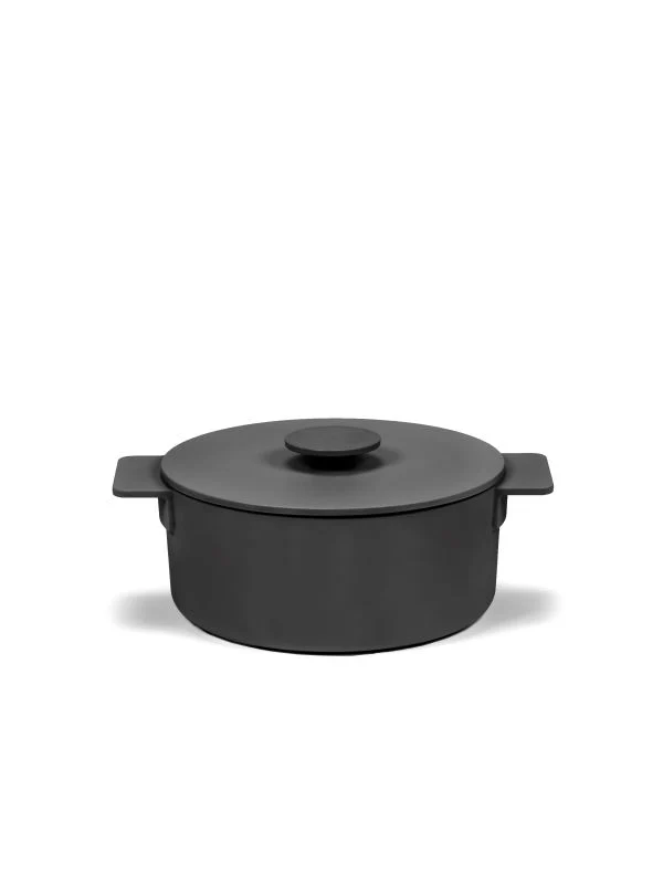 Serax Surface Kochtopf Topf Gusseisen schwarz D23cm -3L