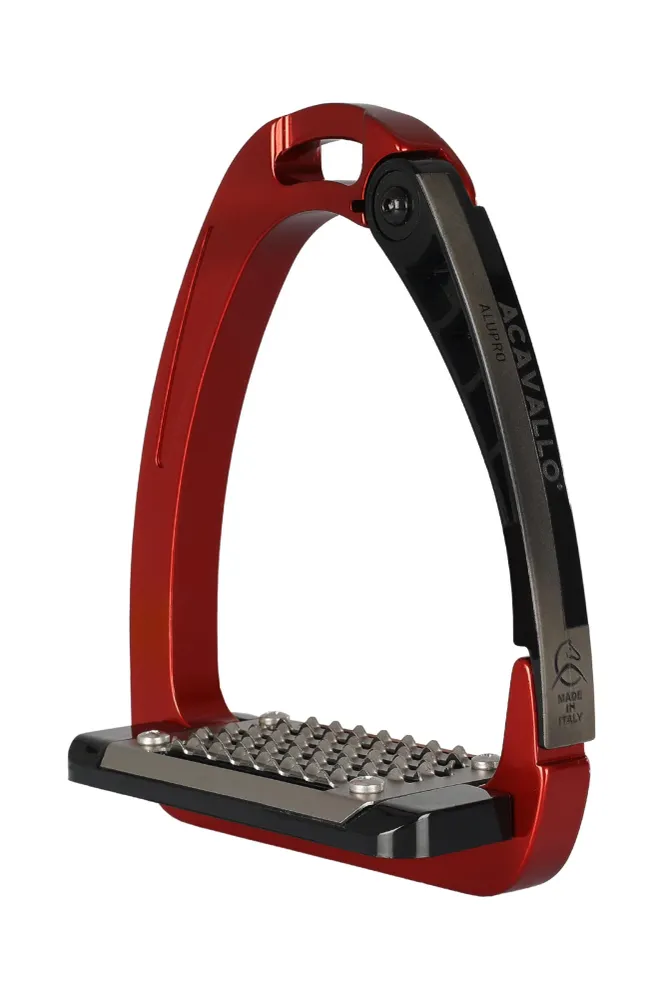 Arena Alupro Aluminium Steigbügel Red/Black Einheitsgröße
