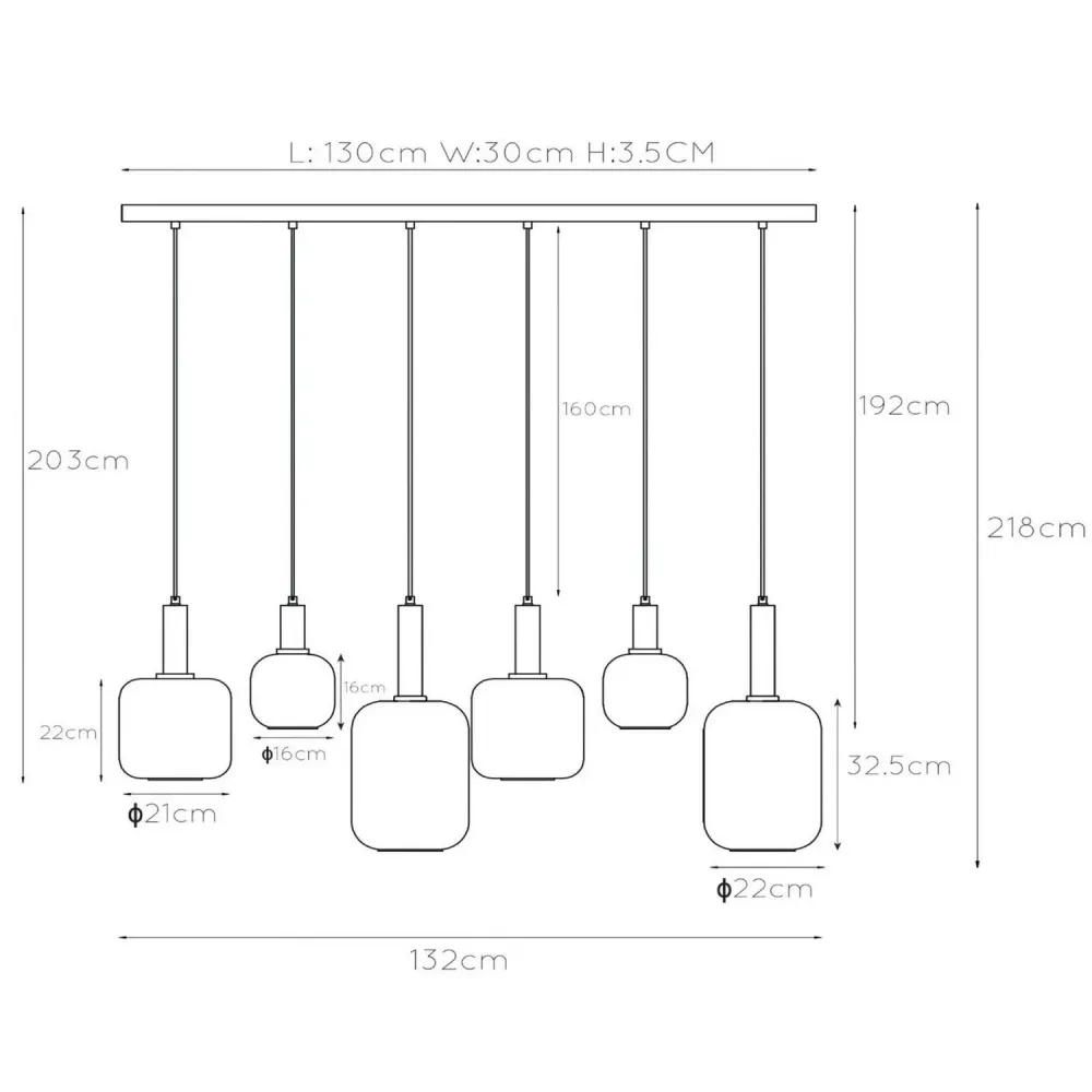 B-Ware Lucide Hängelampe Joanet Hängeleuchte Pendellampe Deckenlampe Lampe Leuchte G952
