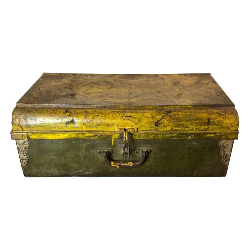 Indische Metalltruhe