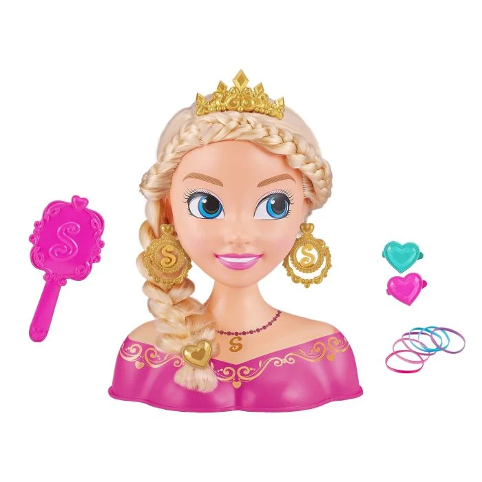 Sparkle Girlz Frisierkopf blonde Haare