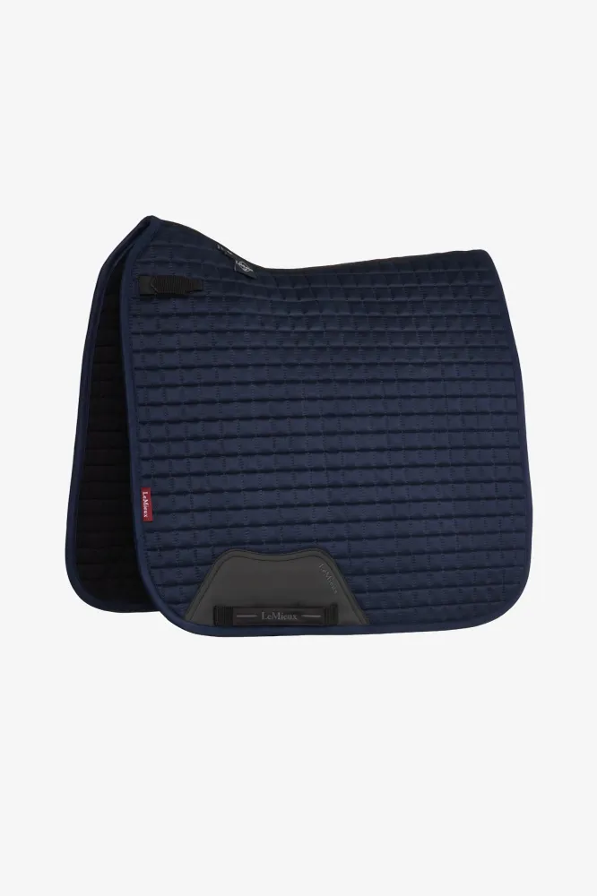 Suede Dressurschabracke Navy WB