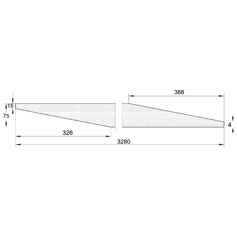BERNARDO Schleifbänder für Holz – Modell Gewebeschleifband 75 mm x 50 m - K 180