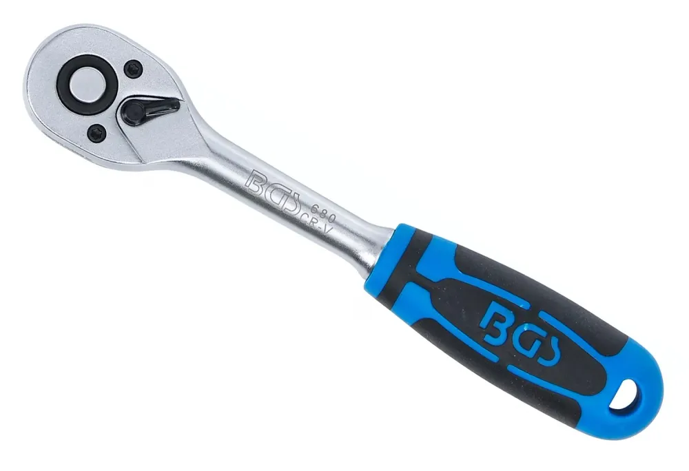 BGS 680 Umschaltknarre Ratsche gerade Ausführung feinverzahnt Abtrieb 6,3mm (1/4")