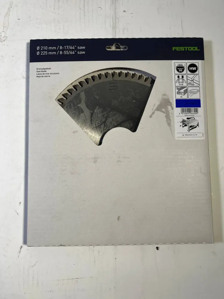 Festool HW 225x2,6x30 TF68 Kreissägeblatt Aluminium / Plastics ( 488291 ) 225 x 2,6 x 30 mm 68 Zähne für Aluminium, NE-Met...
