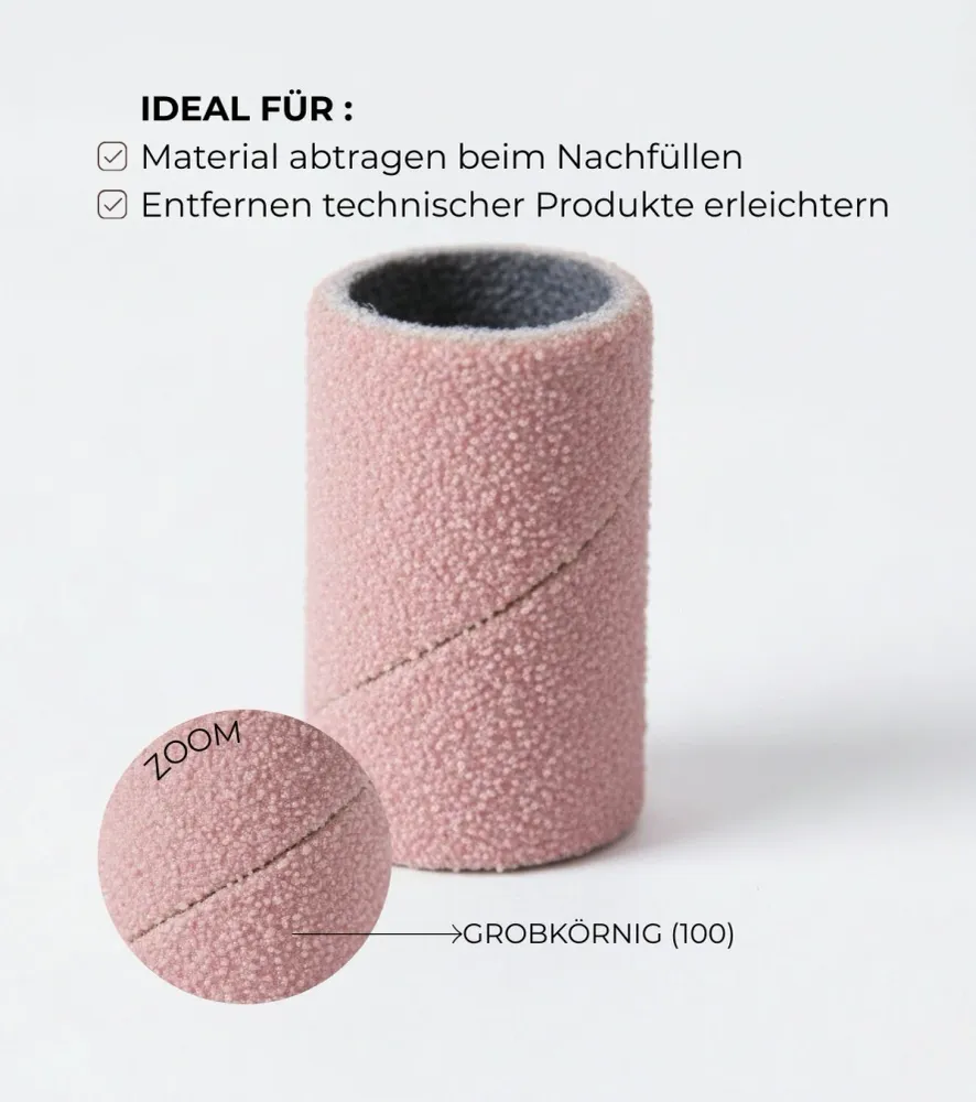 Mittleres Schleifmittel x 12 - harte Körnung (100)