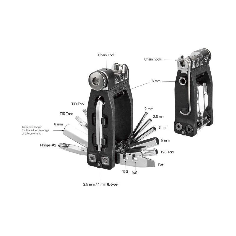 MULTIFUNKTIONSWERKZEUG TOPEAK NINJA 16+