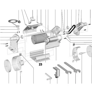 PROXXON 27180-23 Gehäusefuß Gehäusefuss für Poliermaschine PM 100 / PM100