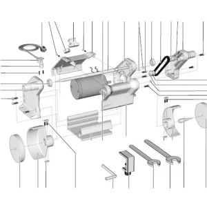 PROXXON 27180-29 Zugentlastung für Poliermaschine PM 100 / PM100