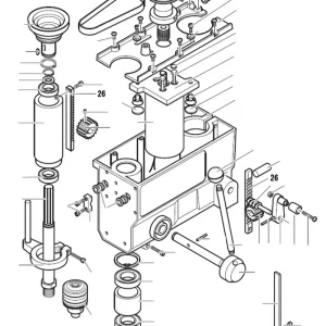 PROXXON 28124-26 Zahnstange für Tischbohrmaschine TBH