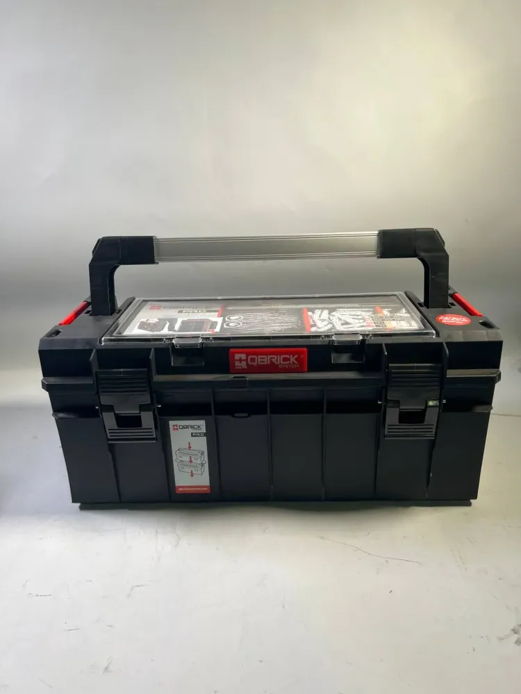 Qbrick System PRO 600 Expert Werkzeugkoffer modularer Organizer 545 x 270 x 246 mm 22 l stapelbar IP54 - Beschädigt