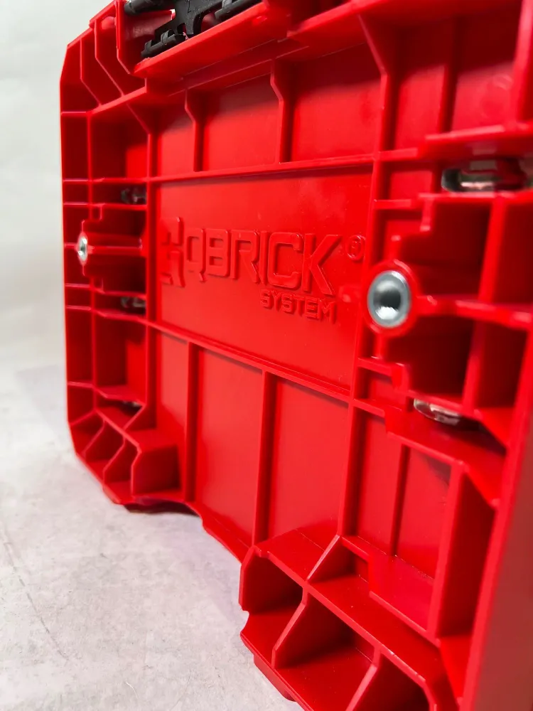 Qbrick System PRO Drawer 3 Toolbox 2.0 Expert RED ULTRA HD Werkzeugkoffer 450 x 310 x 244 mm 13,5 l stapelbar IP54 mit 3 S...