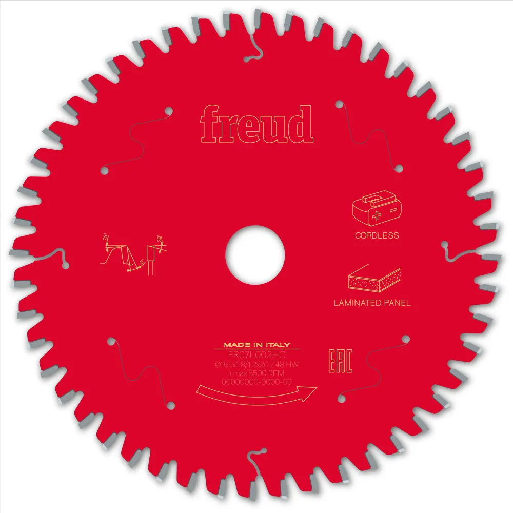 Sägeblatt D165.0x1.80/1.20x20.00 - Z48 WZ (Wechselzahn)