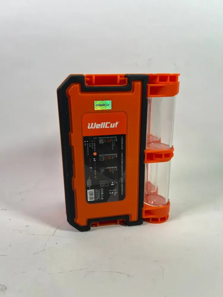 WellCut 51-teiliges Bohrer & Schraubendreher Bit Set aus HSS-Stahl, mit Magnet Bithalter & einem tragbaren Aufbewahrungsko...